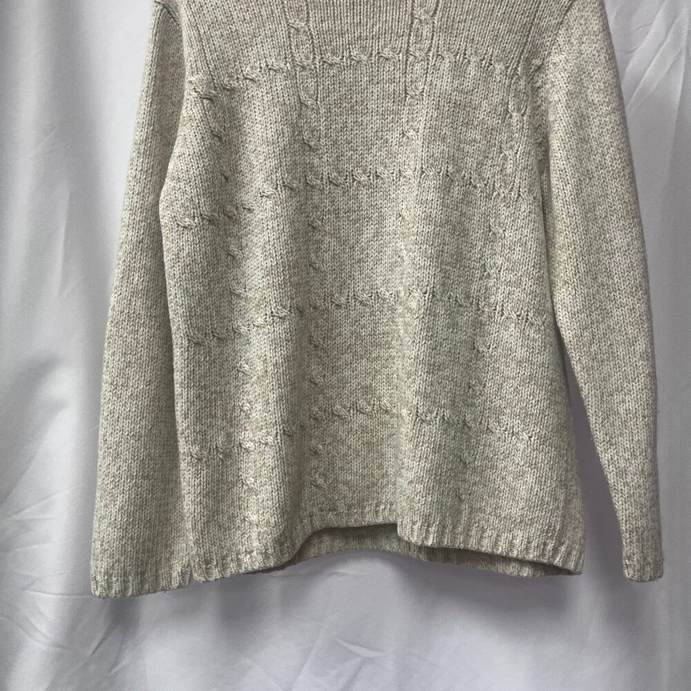women's oatmeal color sweater - Picture 5 of 5